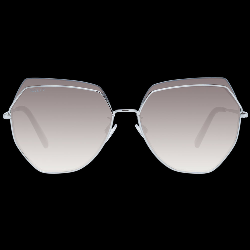 Sleek Silver Frame with Gradient Brown Elegance