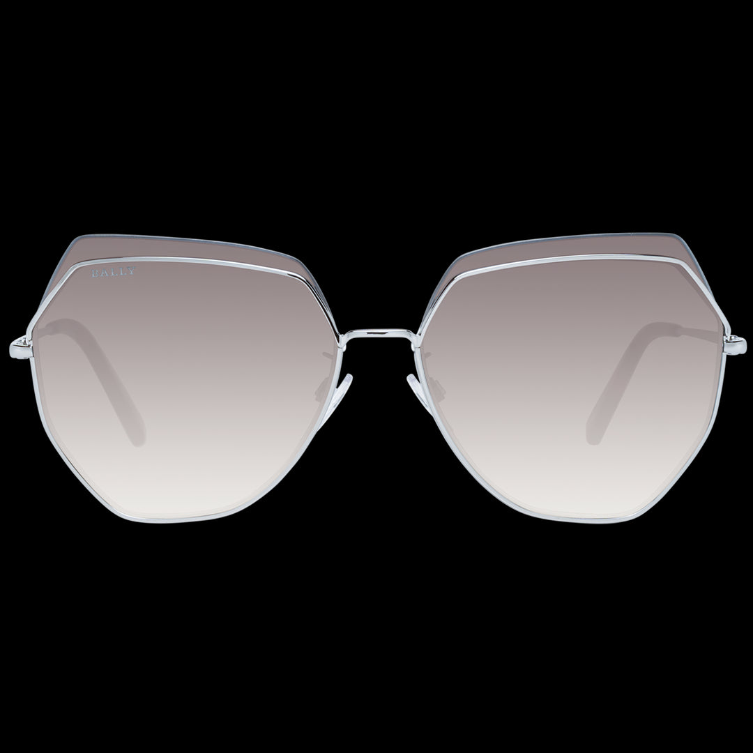 Sleek Silver Frame with Gradient Brown Elegance