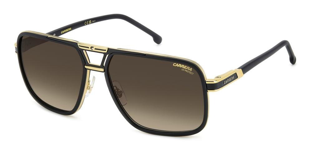 Timeless Aviator in Gold and Black Gradient