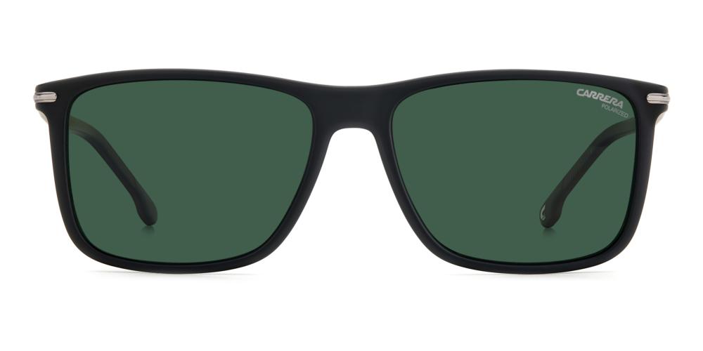 Sleek Rectangular Black Frame Sunglasses