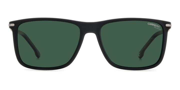 Sleek Rectangular Black Frame Sunglasses