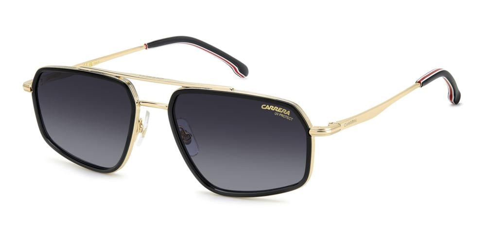 Timeless Square Aviator Vision in Gold and Black