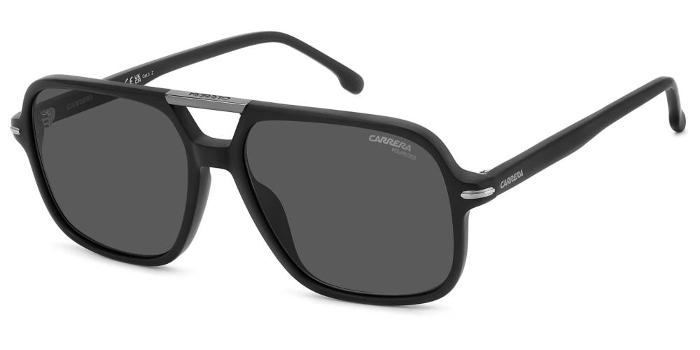 Sleek Black Acetate Sport Sunglasses