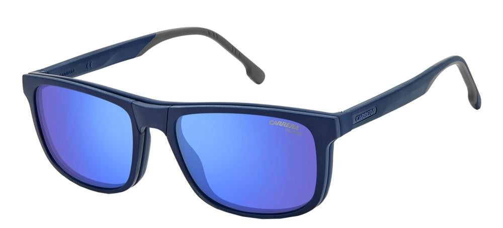 Dynamic Blue Mirrored Sport Sunglasses