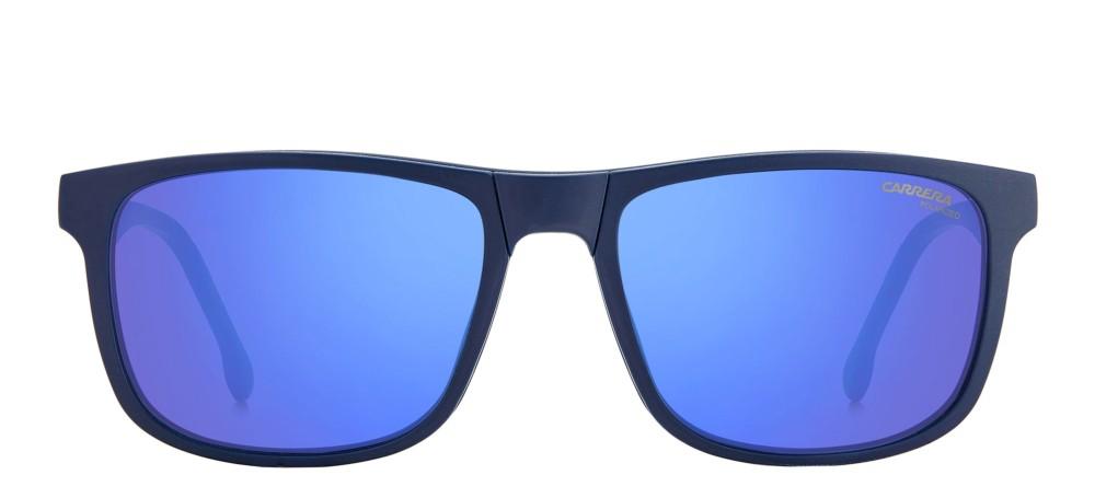 Dynamic Blue Mirrored Sport Sunglasses