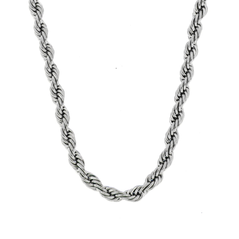 Timeless Classic Rope Chain in Polished Silver