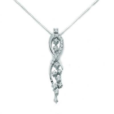 Radiant Elegance Diamond Pendant Necklace