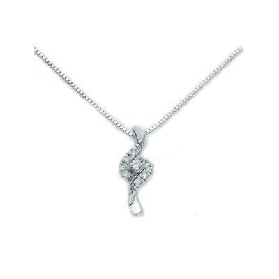 Radiant Elegance Diamond Pendant Necklace