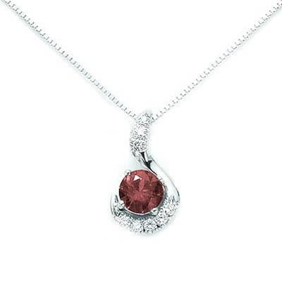 Radiant Scarlet Elegance Pendant