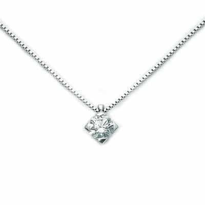 Radiant Classic Diamond Pendant Necklace