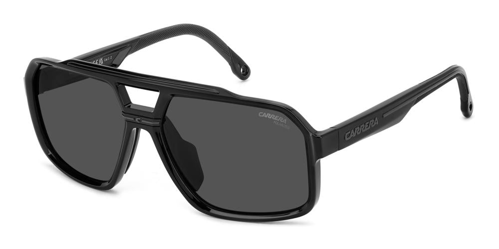 Sleek Black Aviator with Dark Tinted Lenses
