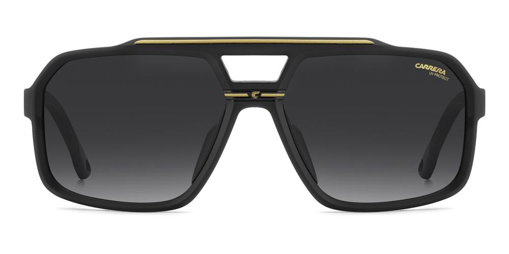 Striking Aviator with Black and Gold Accents