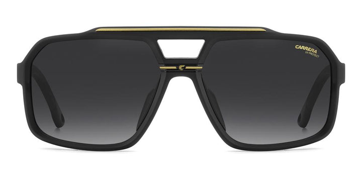 Striking Aviator with Black and Gold Accents