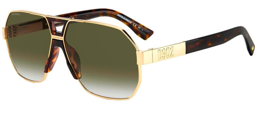 Timeless Aviator with Green Gradient Lenses