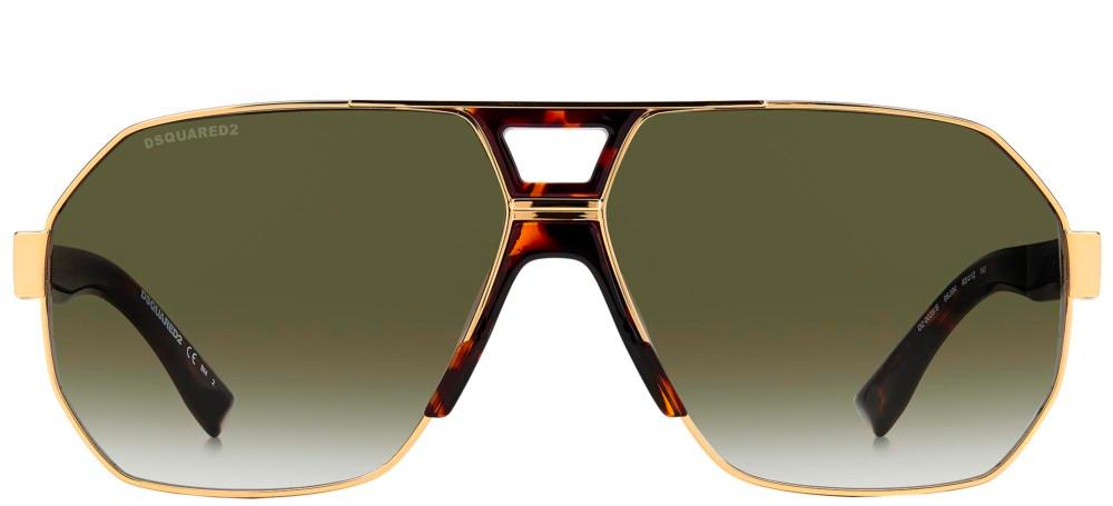 Timeless Aviator with Green Gradient Lenses