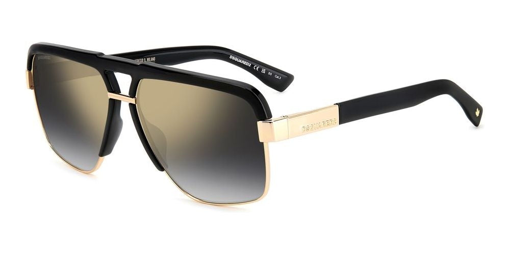 Refined Aviator with Gradient Grey Elegance