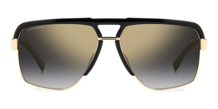 Refined Aviator with Gradient Grey Elegance