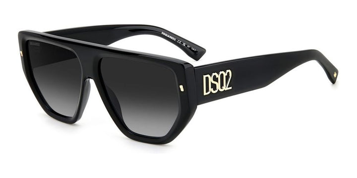 Sleek Black Gradient Acetate Frame