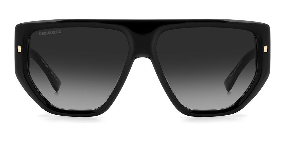 Sleek Black Gradient Acetate Frame