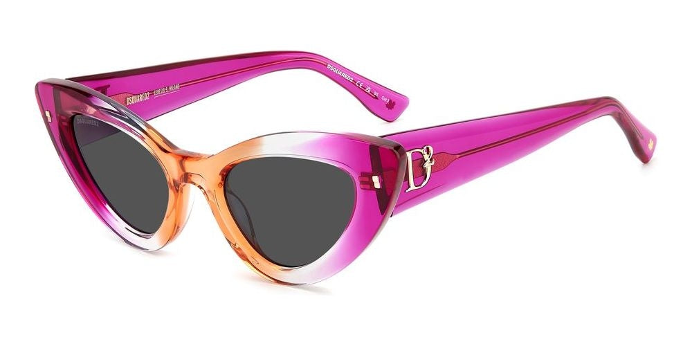 Gradient Elegance Cat-Eye Sunglasses