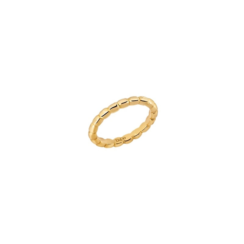 Dodo Minimalist Gold Ring with Dual Tones