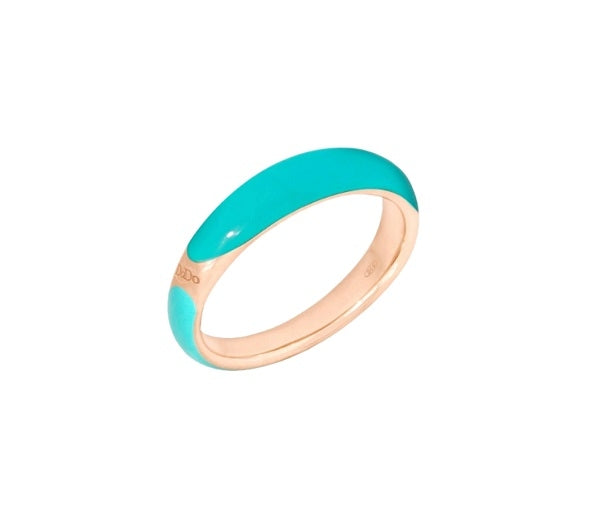 Dodo Modern Gold and Turquoise Ring