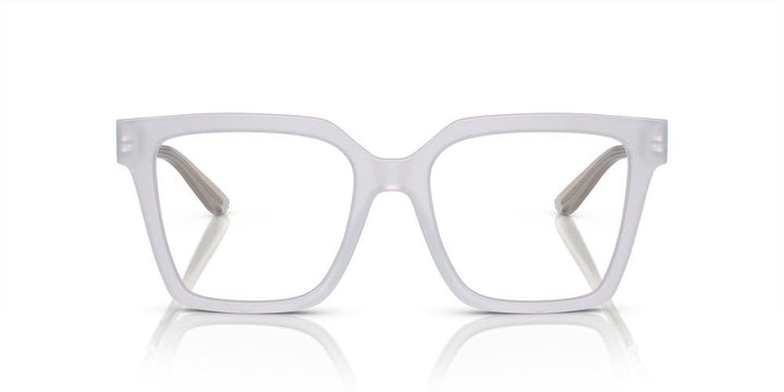 Translucent White Elegance with Silver Accents