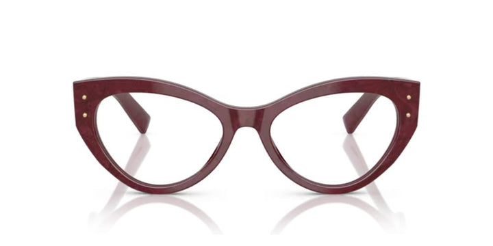 Burgundy Vintage Cat-Eye Elegance