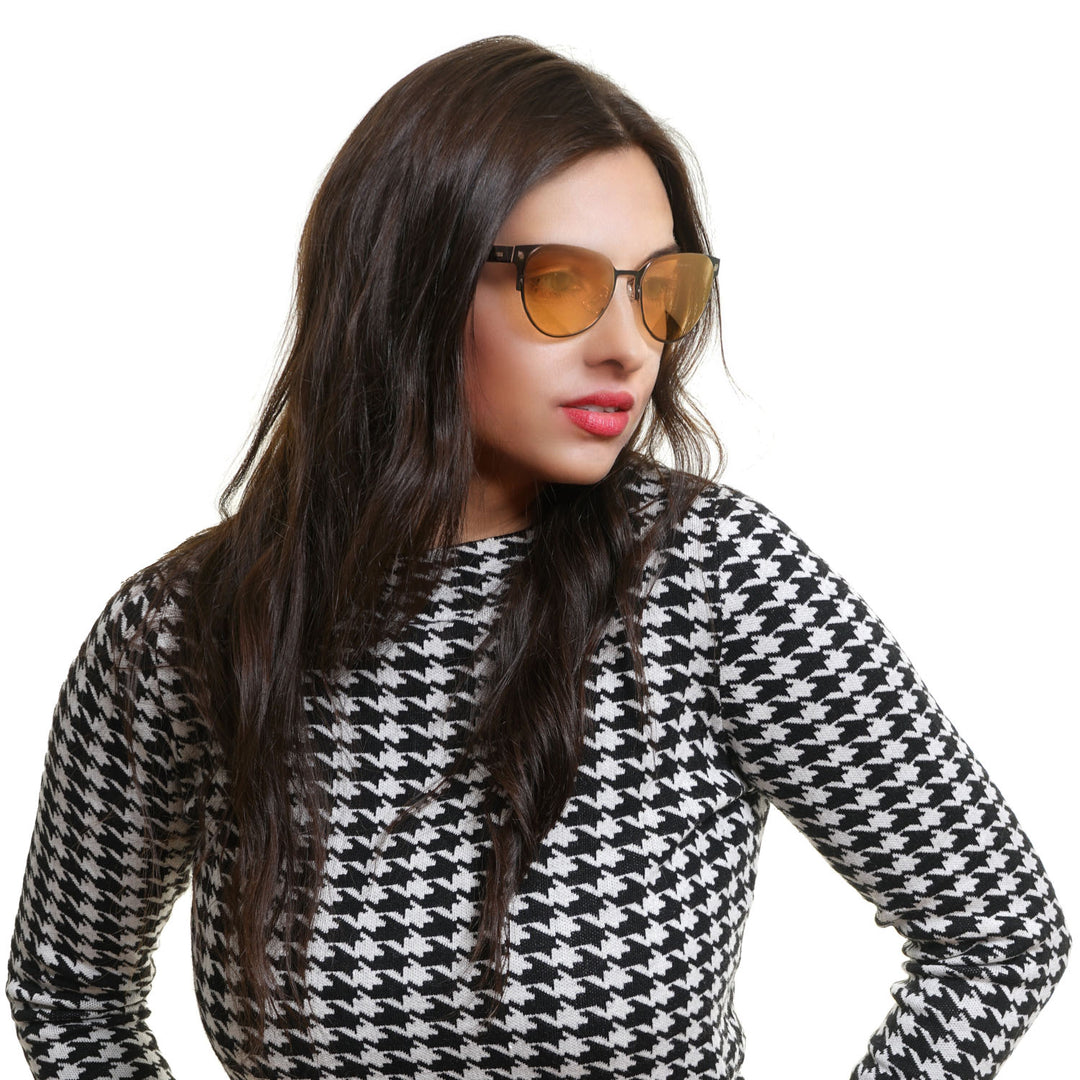 Radiant Gold Mirrored Aviator Sunglasses