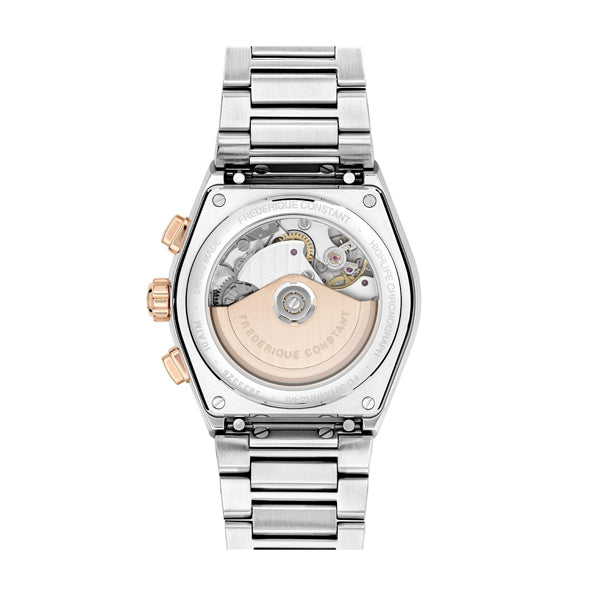 Frederique Constant Rose Gold Chronograph Watch