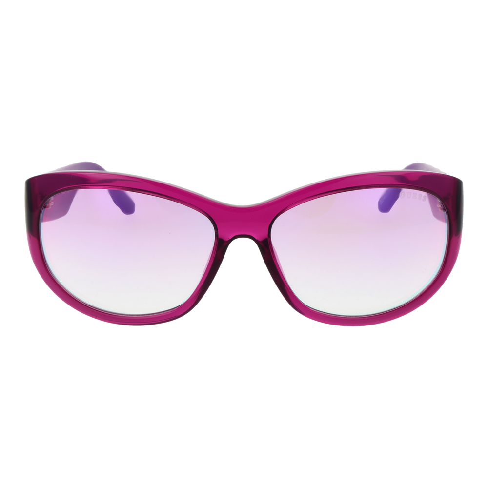 Pink and purple cat-eye sunglasses with gradient lenses and gold-accented embossed temples for Women
