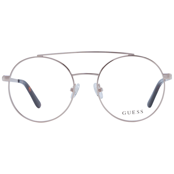 Unisex silver metal eyeglasses with round lenses, double bridge, tortoiseshell and black accents on frame