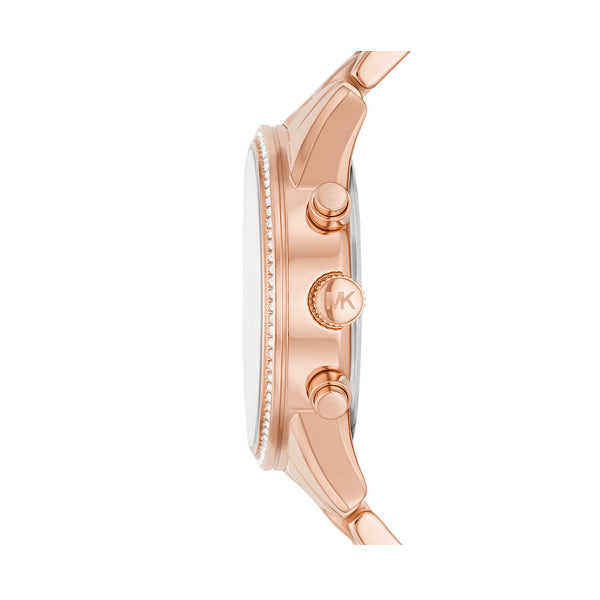 Michael Kors Rose Gold Crystal Chronograph