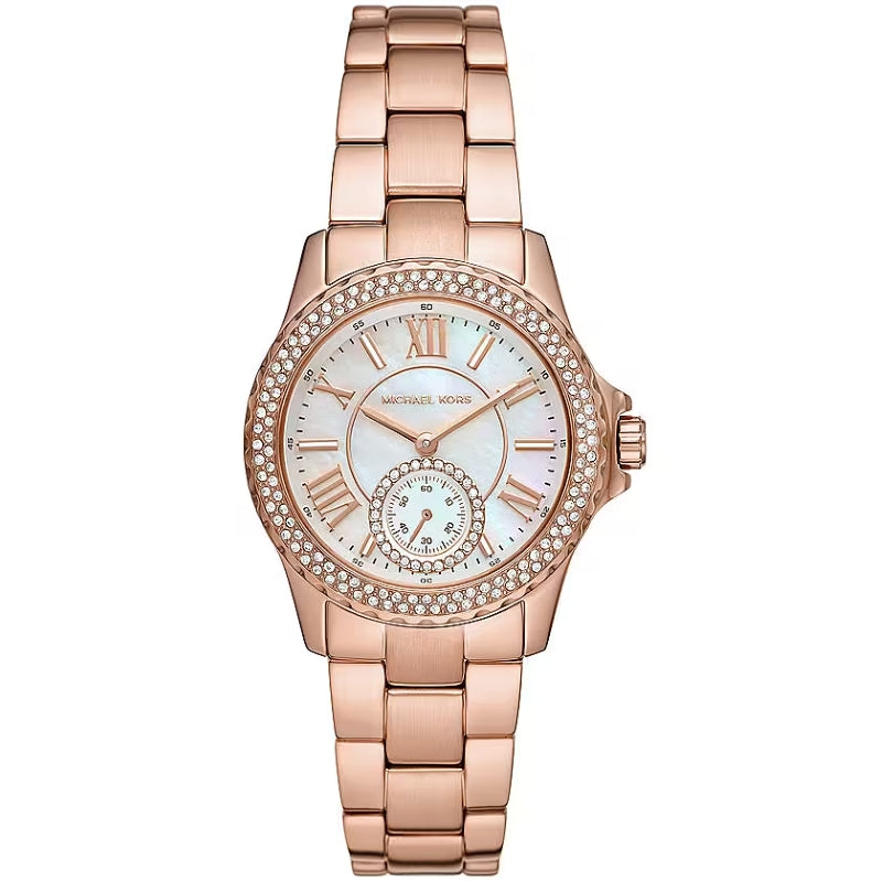Michael Kors Rose Gold Crystal Watch