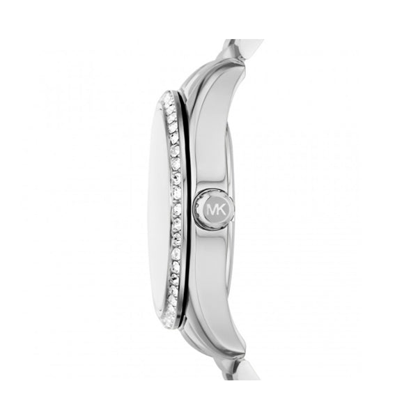 Michael Kors Silver Crystal Analog Watch
