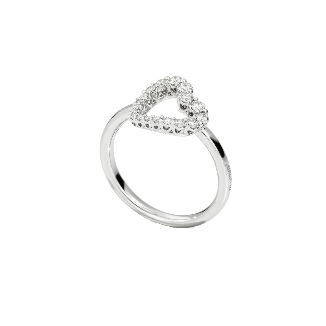 Recarlo Silver Crystal Elegance Ring