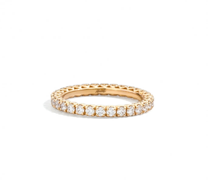 Recarlo Eternity Ring in Gold & Diamonds
