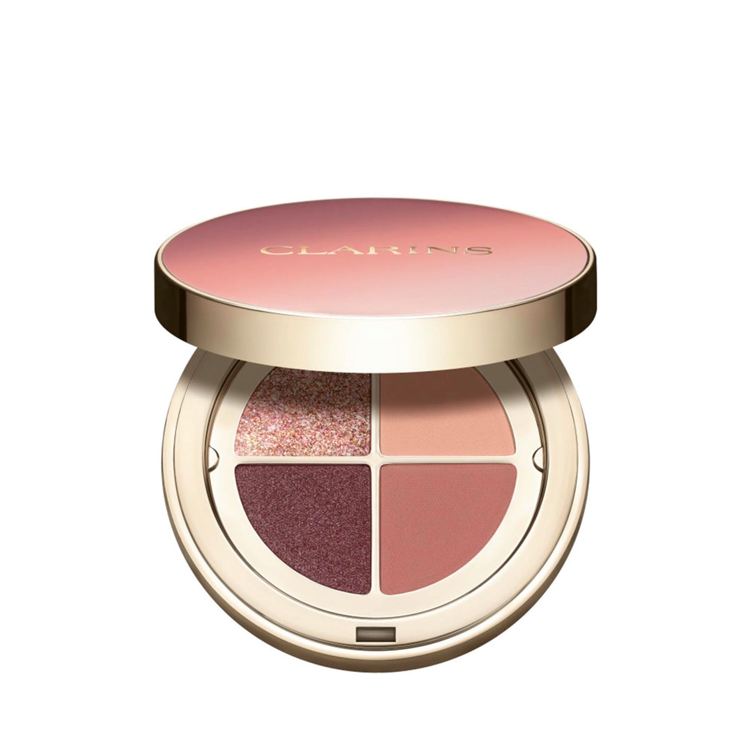 Compact amber eyeshadow quartet with integrated pre-base, 4.2 g Unisex
