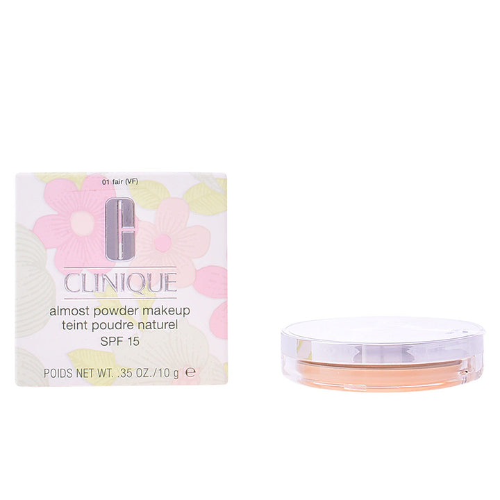 Compact pressed powder foundation in 02‑neutralfair with mini brush, 10 g