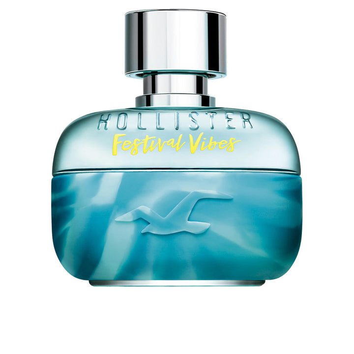 Clear eau de toilette bottle with citrus aromatic fragrance for Man