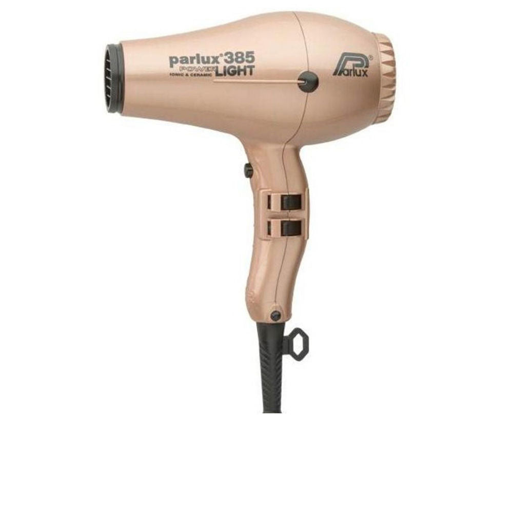 Red compact professional hair dryer with ergonomic handle, 3 m cable, ionic ceramic barrel