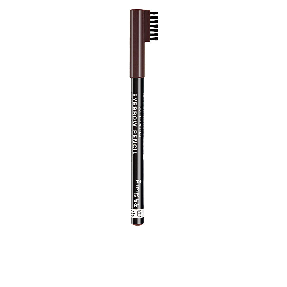 Slim eyebrow pencil in black-brown with built-in spoolie, 1.4 g Unisex