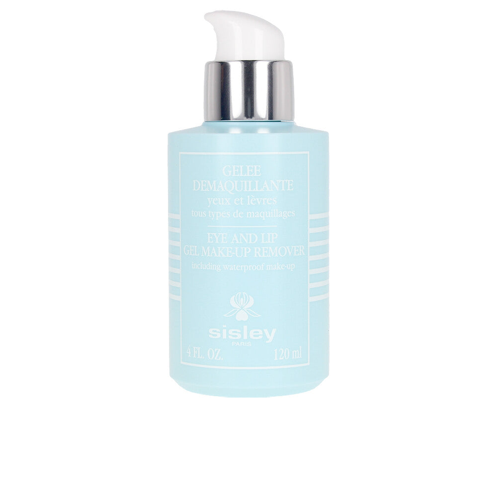 Clear gel cleansing bottle for eyes and lips, 120 ml, Unisex